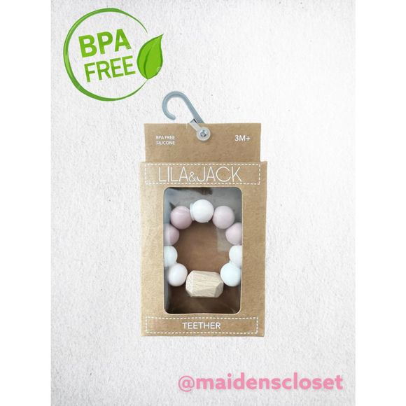 Lila&Jack Other - 5/$20 Lila & Jack Silicone With Beechwood Accent Teether